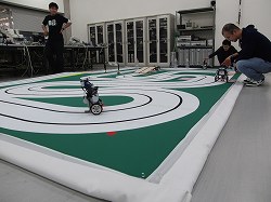 レプリカコースでの練習　調整が大変でした。