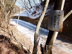 車道に出る