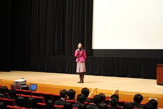 紺野美沙子さん講演会 (1)