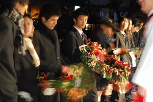 2010点火式作成したリースが渡されました。