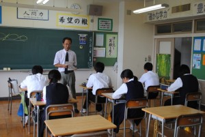 南高麗中での出前授業