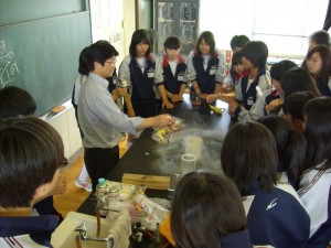 野田中での出前授業