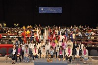 ハンドベル世界大会2日目会場内