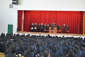 中学校高等学校終業式