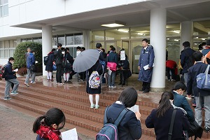 高校入試スタート
