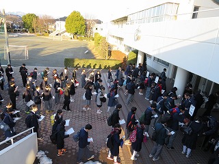 高校入試スタート