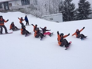高１冬期野外研修実施中！