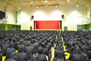 4月８日高校始業式・対面式