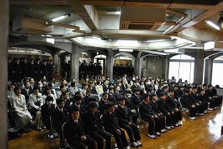 中学 新入生歓迎会