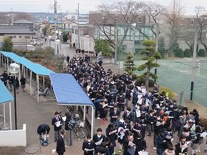 1月22日高校入試始まる！