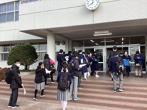 1/22高校推薦入試始まる！！
