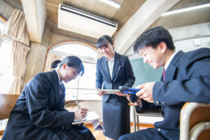 「ぽてん」に聖望学園中学校が紹介されました