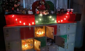 クリスマスツリー点火式を行いました！